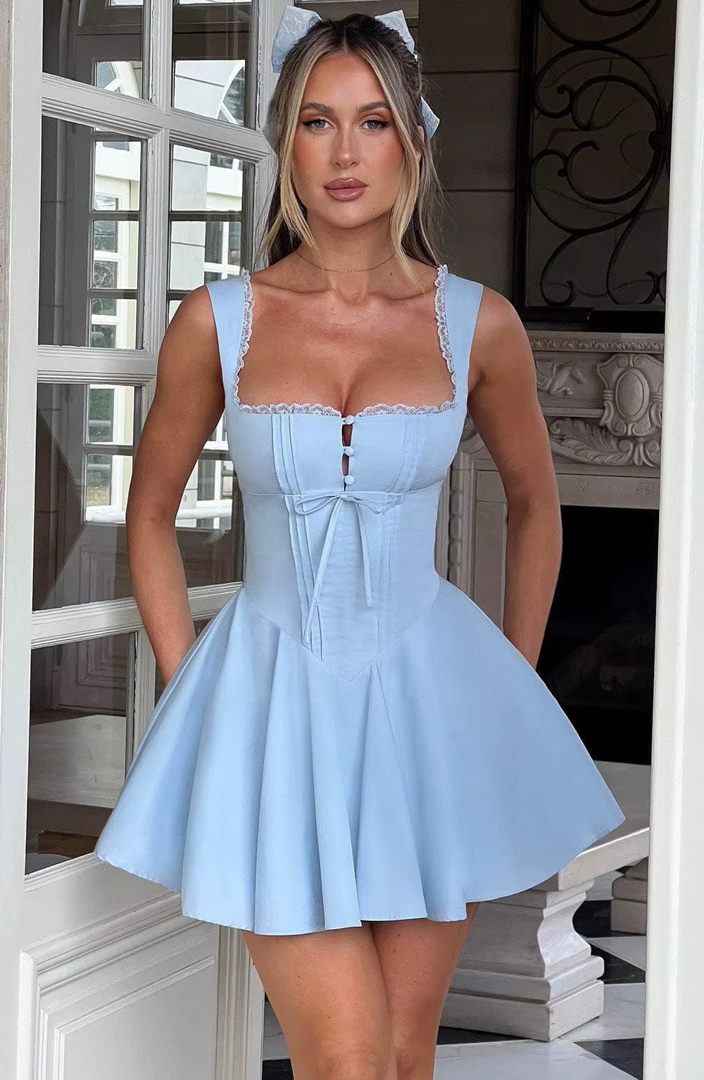TOWNLIKE | MINI ROBE PATCHWORK DOS NU