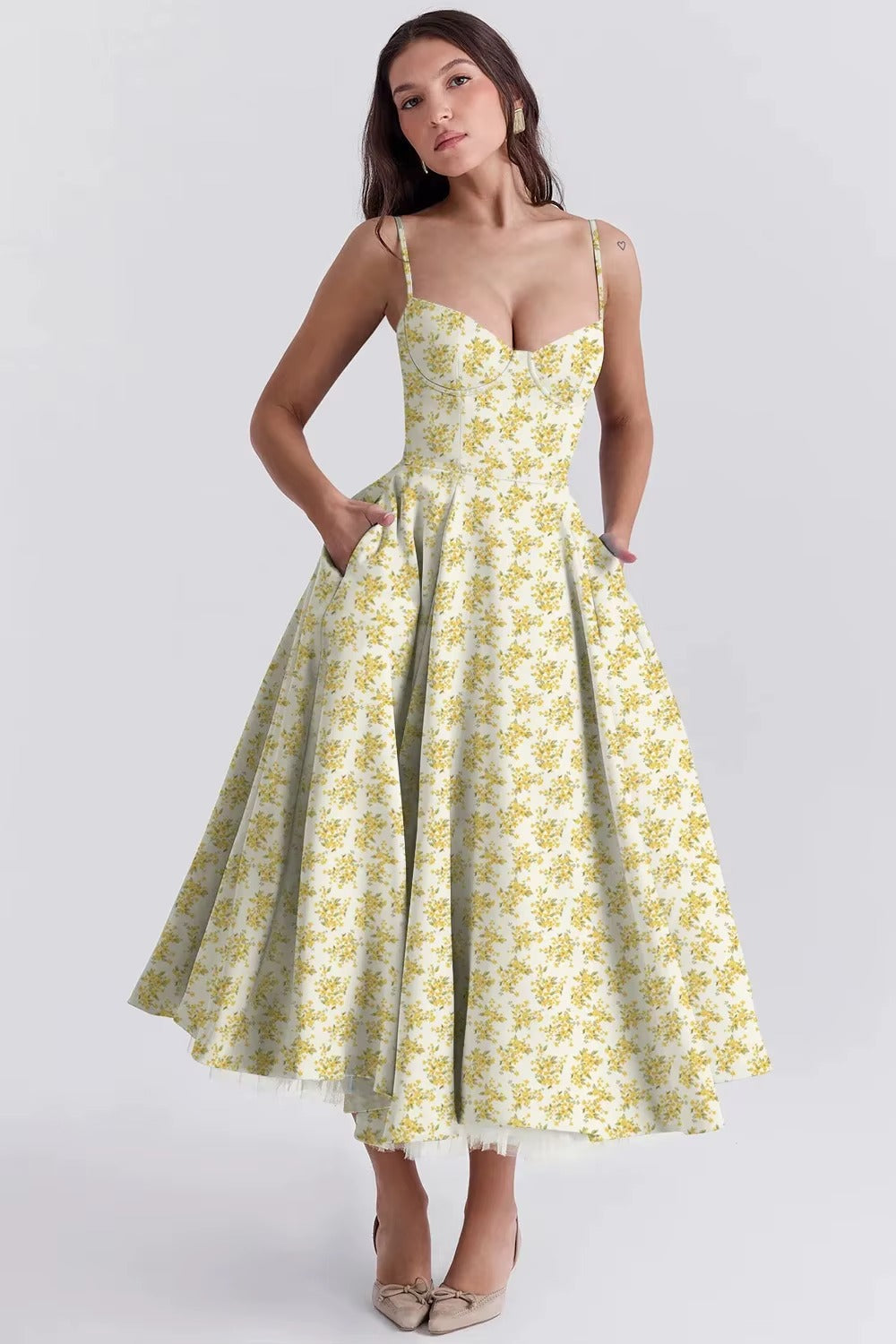 RHDE | ROBE LUXUEUSE IMPRIMÉE POUR SOIRÉE