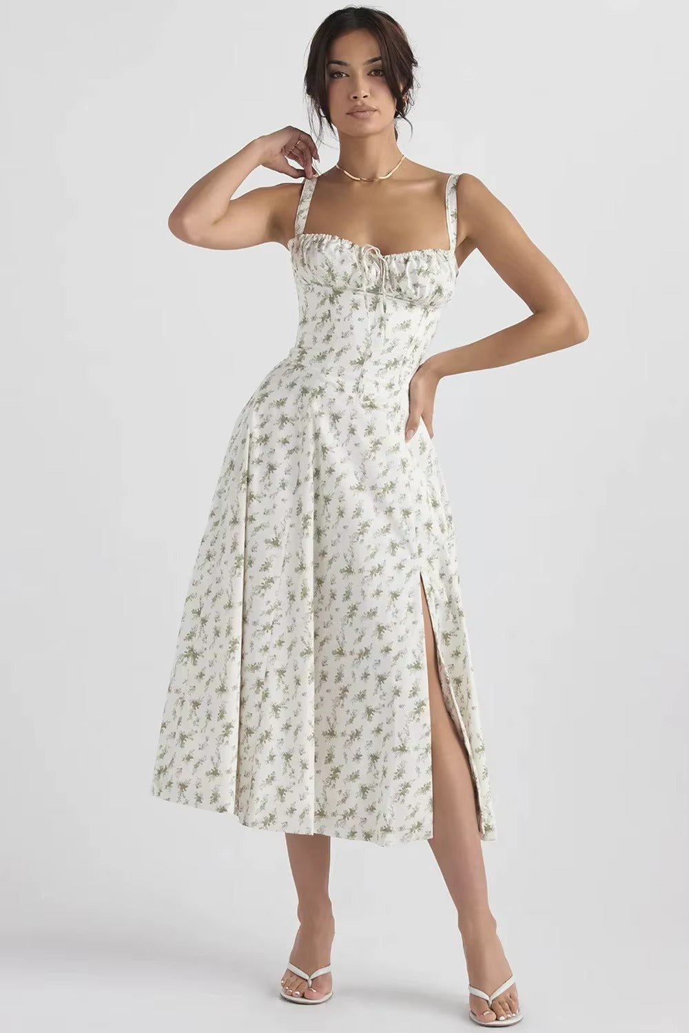 FLORA | ROBE COURTE À IMPRIMÉ ESTIVAL