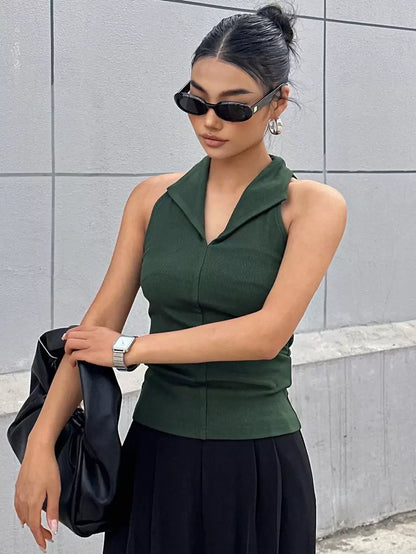 DAZY | TOP HALTER TANK TOP