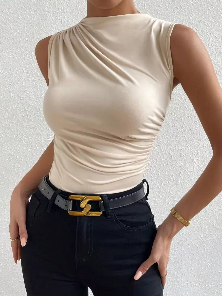 POÉSELLE | TOP RUCHÉ SOLIDE