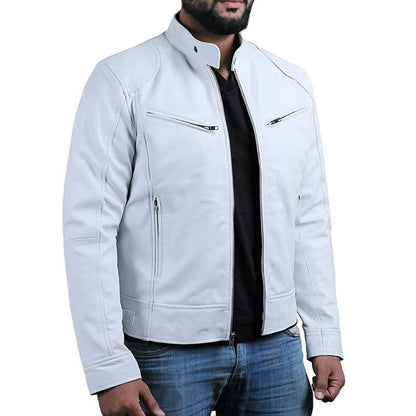 Veste en Cuir Premium pour Hommes