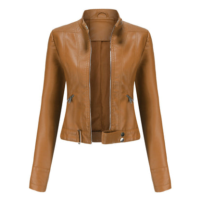 Veste en Cuir Élégante pour Femmes Hiver