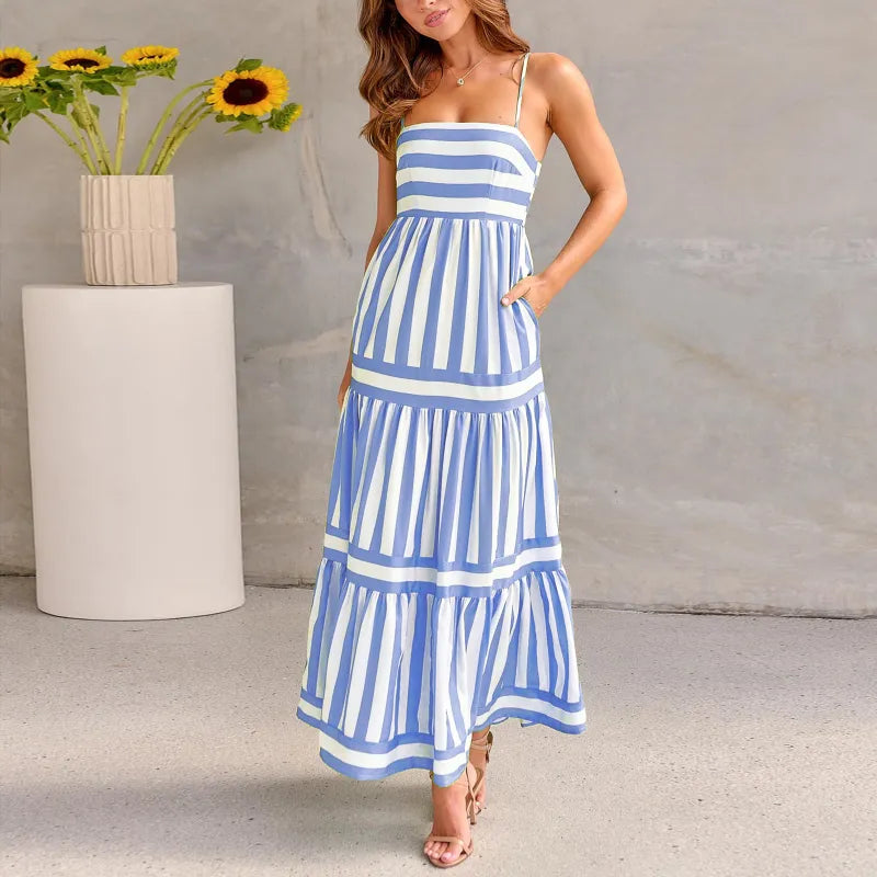 Robe Longue Lysa – Élégance d'Été