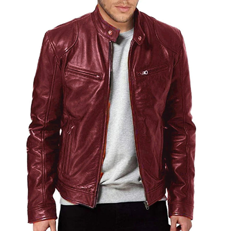Veste en Cuir Premium pour Hommes