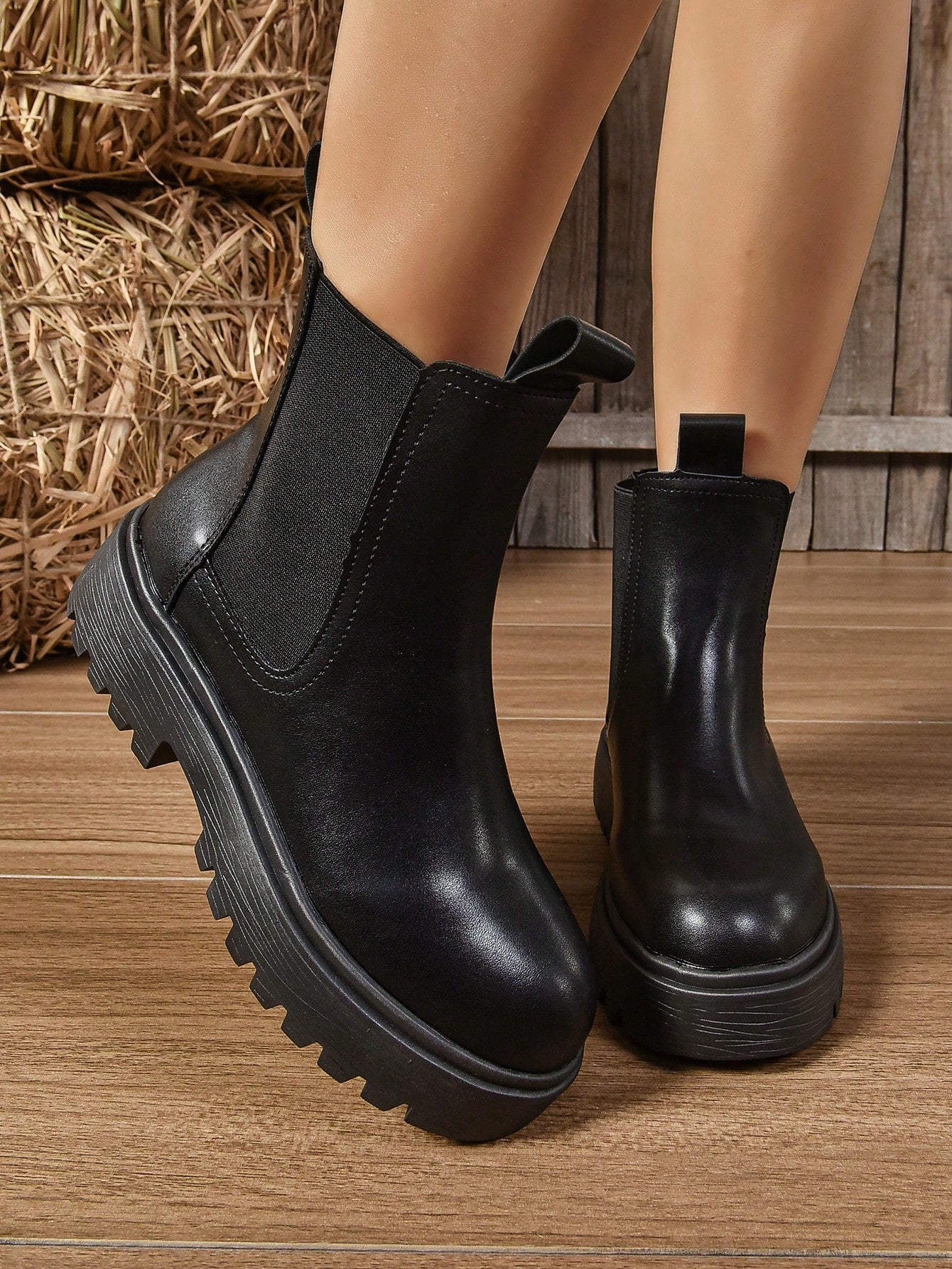 Elvya | Bottines à talons blocs