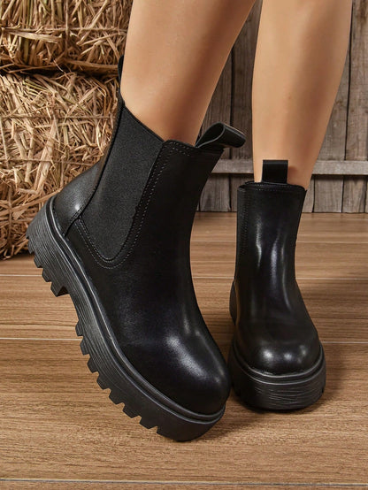 Elvya | Bottines à talons blocs