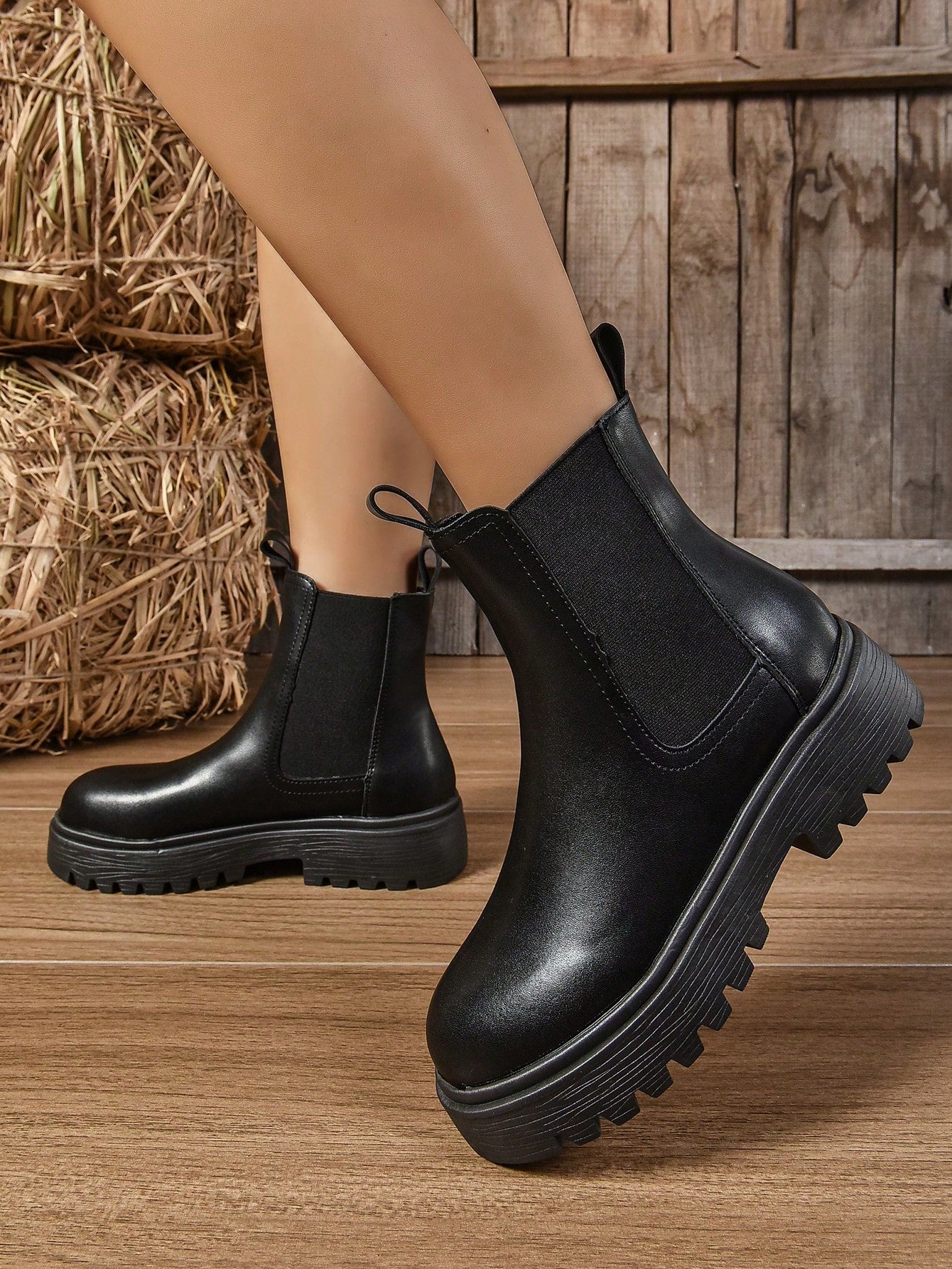 Elvya | Bottines à talons blocs