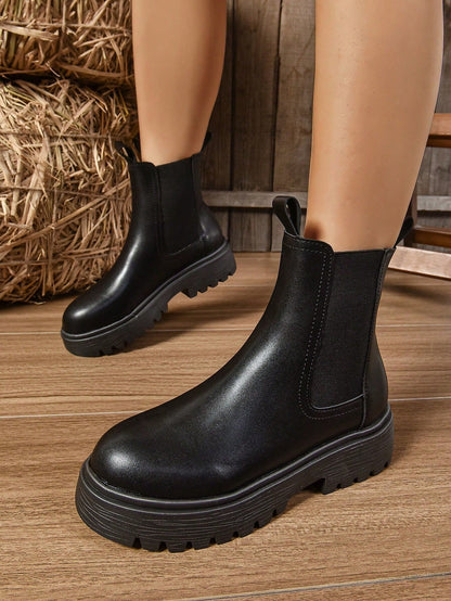 Elvya | Bottines à talons blocs