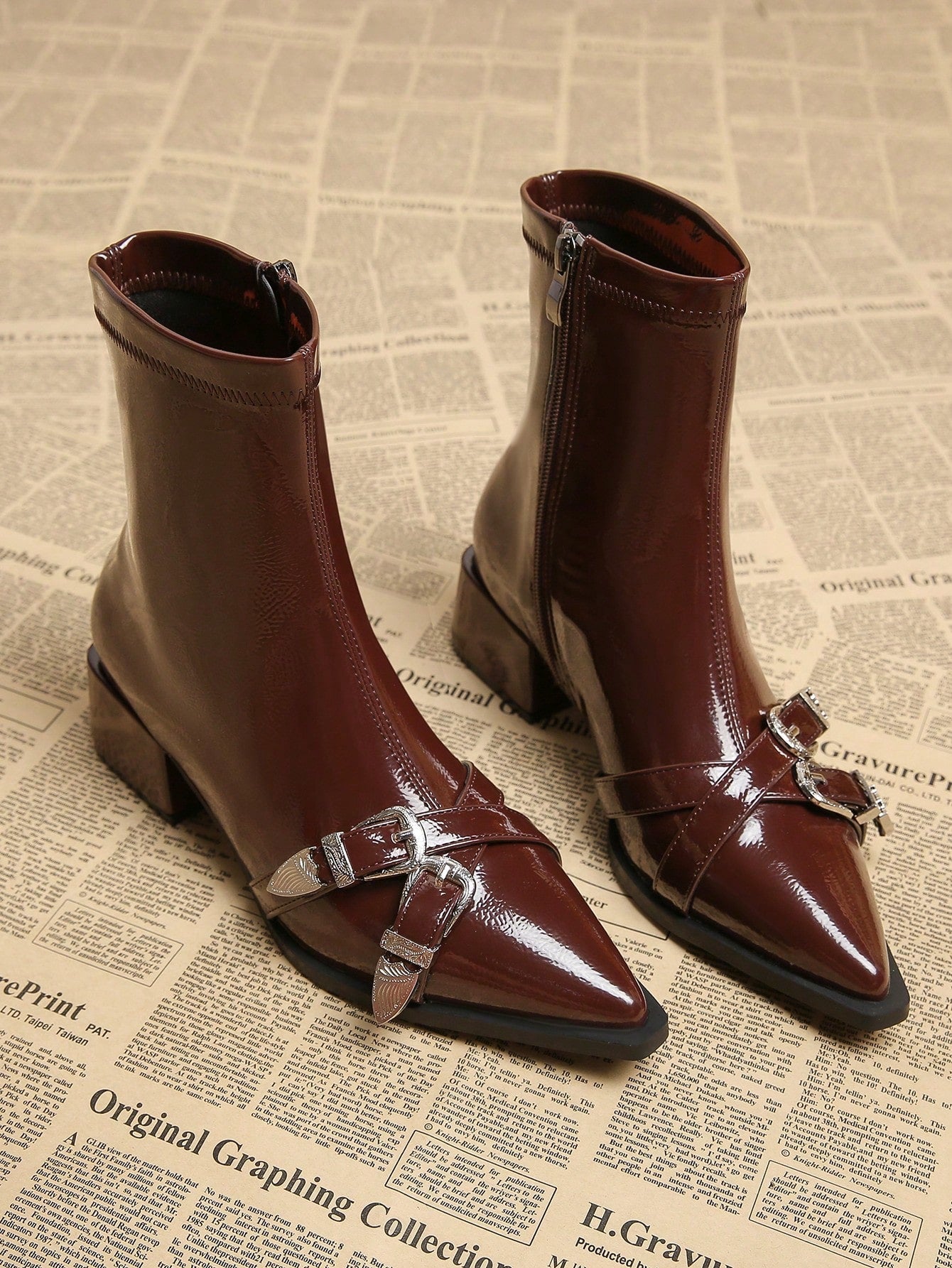 Viola | Bottines en cuir suédé avec détails frangés