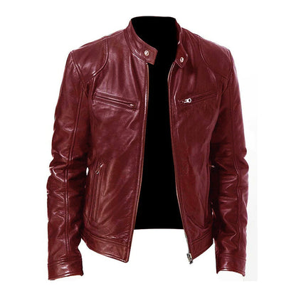 Veste en Cuir Premium pour Hommes