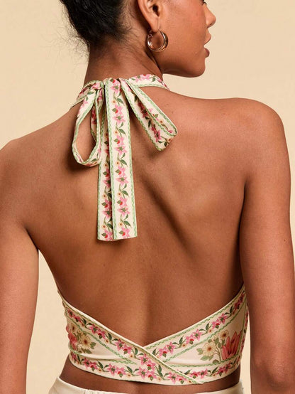 BAE | BLOUSE COL ASYMÉTRIQUE LIÉ SOIRÉE