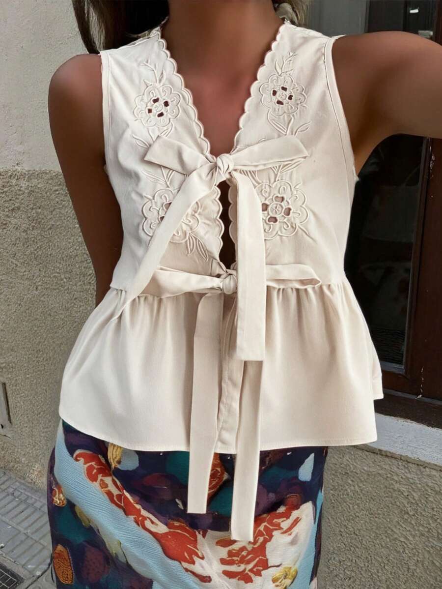 MISSGUIDED | VESTE RIBBÉE STRIPÉE STYLE RÉTRO