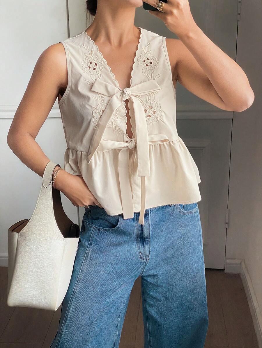 MISSGUIDED | VESTE RIBBÉE STRIPÉE STYLE RÉTRO