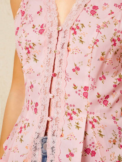 INAWLY | TOP CASUAL SIMPLE SANS MANCHES