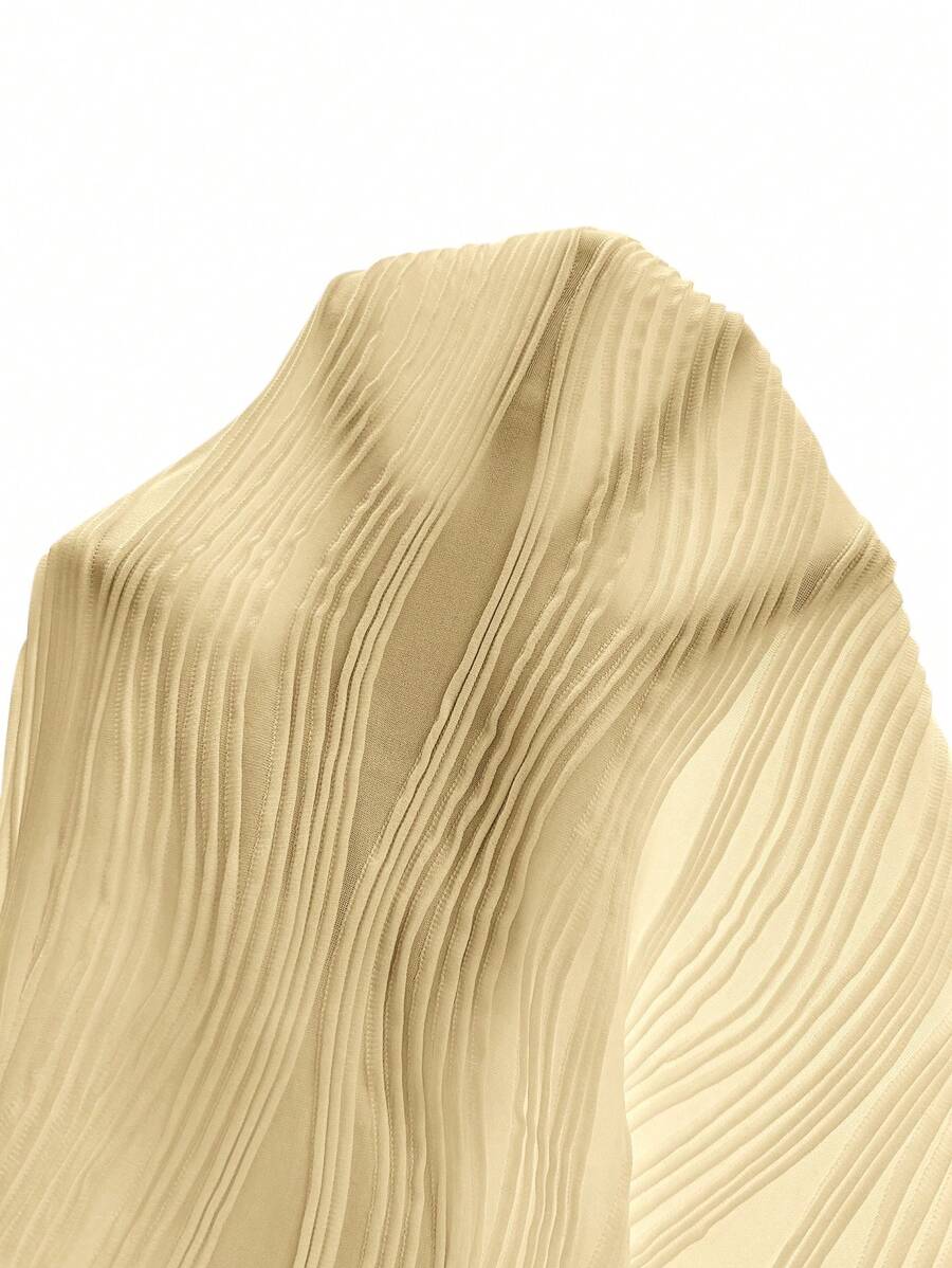 POÉSELLE | TEE TEXTURÉ À BOUTON AVANT