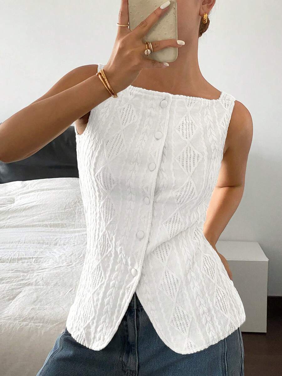 SIREN GAZE | TEE SANS MANCHES MINIMALISTE