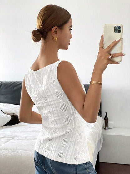 SIREN GAZE | TEE SANS MANCHES MINIMALISTE