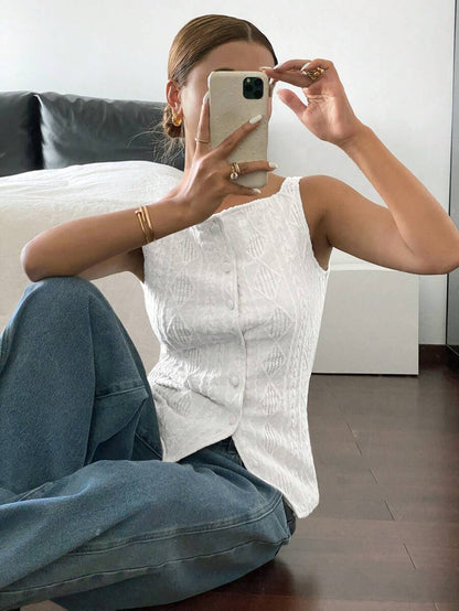 SIREN GAZE | TEE SANS MANCHES MINIMALISTE