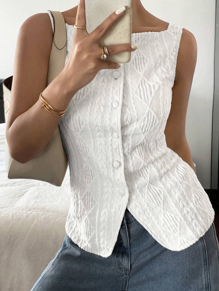 SIREN GAZE | TEE SANS MANCHES MINIMALISTE