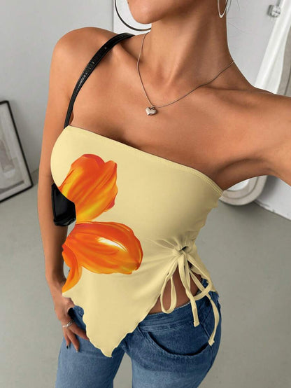 RAFFERIZA | CHEMISE LIN STRIPÉE SANS MANCHES