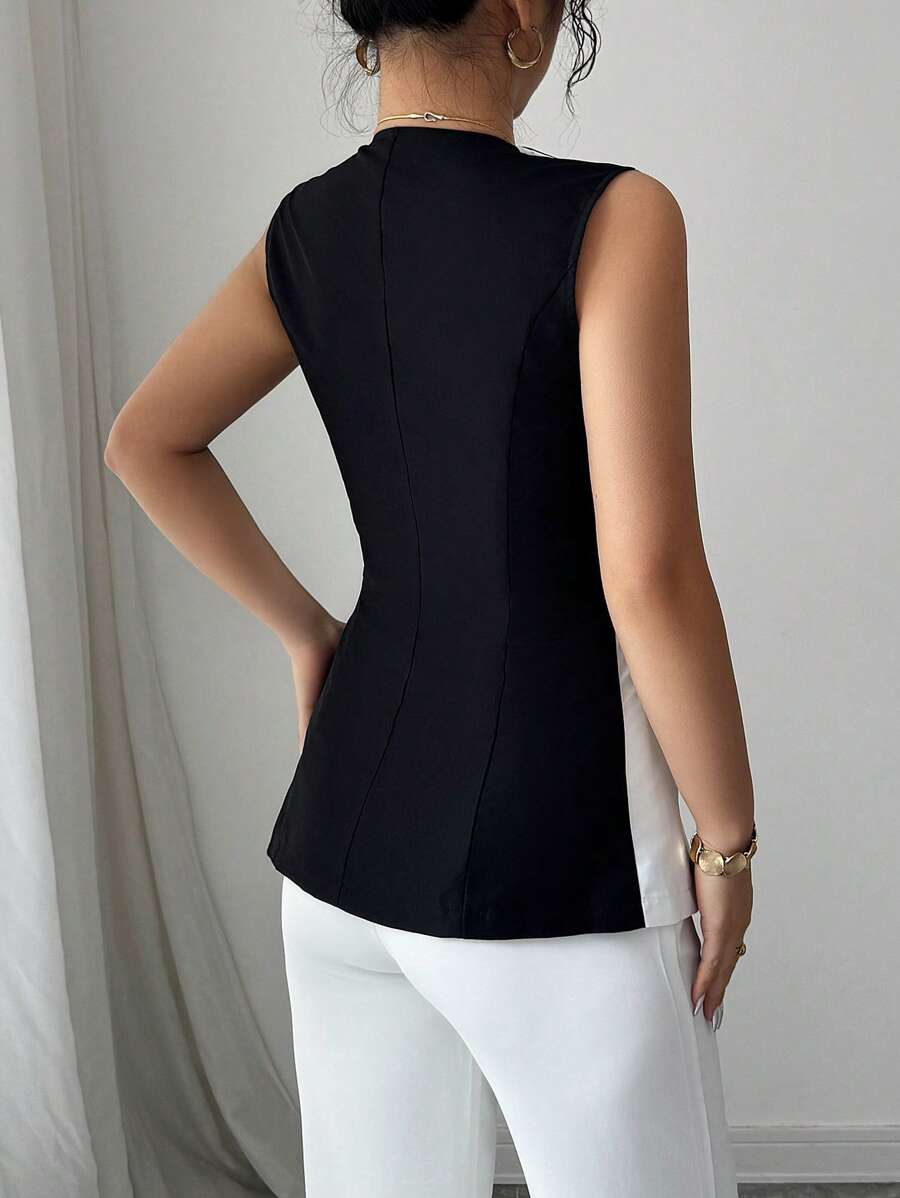 ELENZGA | TOP ÉLÉGANT SANS MANCHES HAUTE QUALITÉ