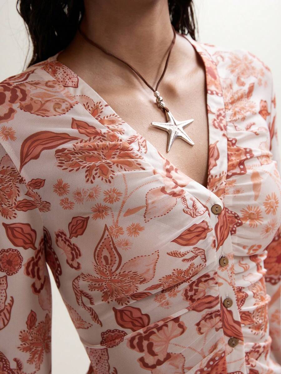 EASELLE | BLOUSE FLORALE FESTIVAL