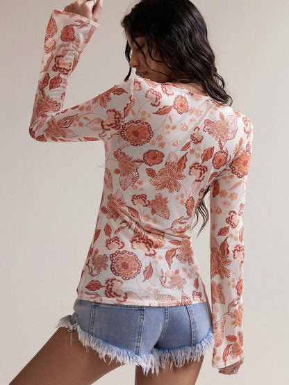 EASELLE | BLOUSE FLORALE FESTIVAL