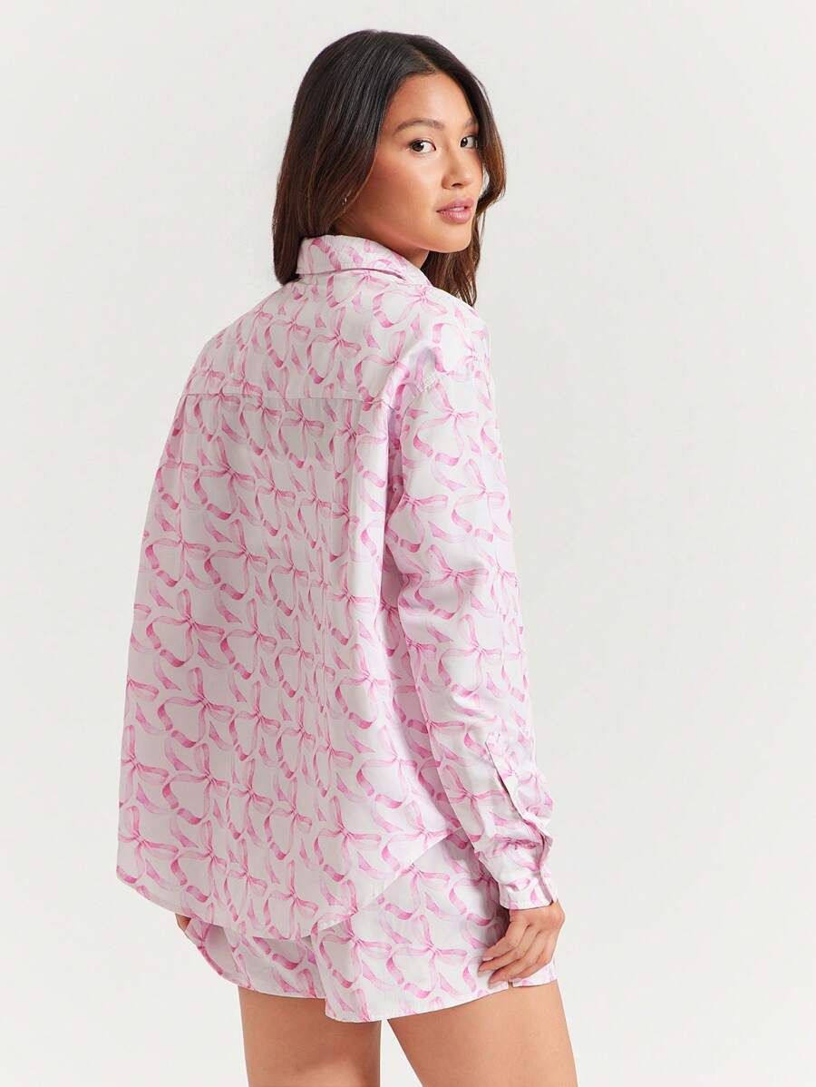 WESTFADE | CHEMISE NYLON RAYÉ COL COLLEGIEN