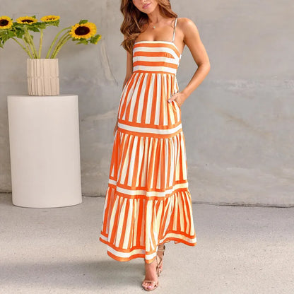Robe Longue Lysa – Élégance d'Été