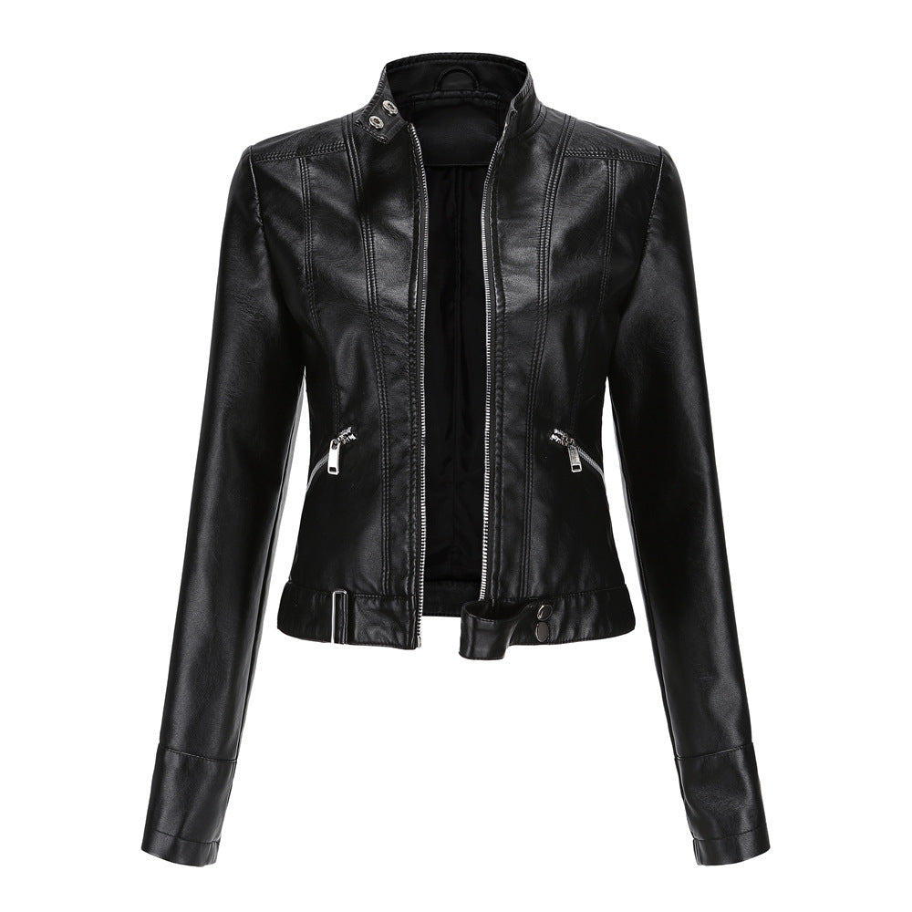Veste en Cuir Élégante pour Femmes Hiver