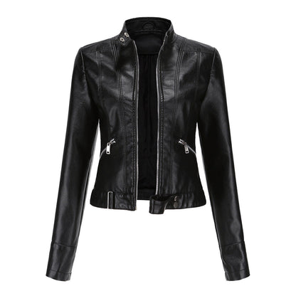 Veste en Cuir Élégante pour Femmes Hiver