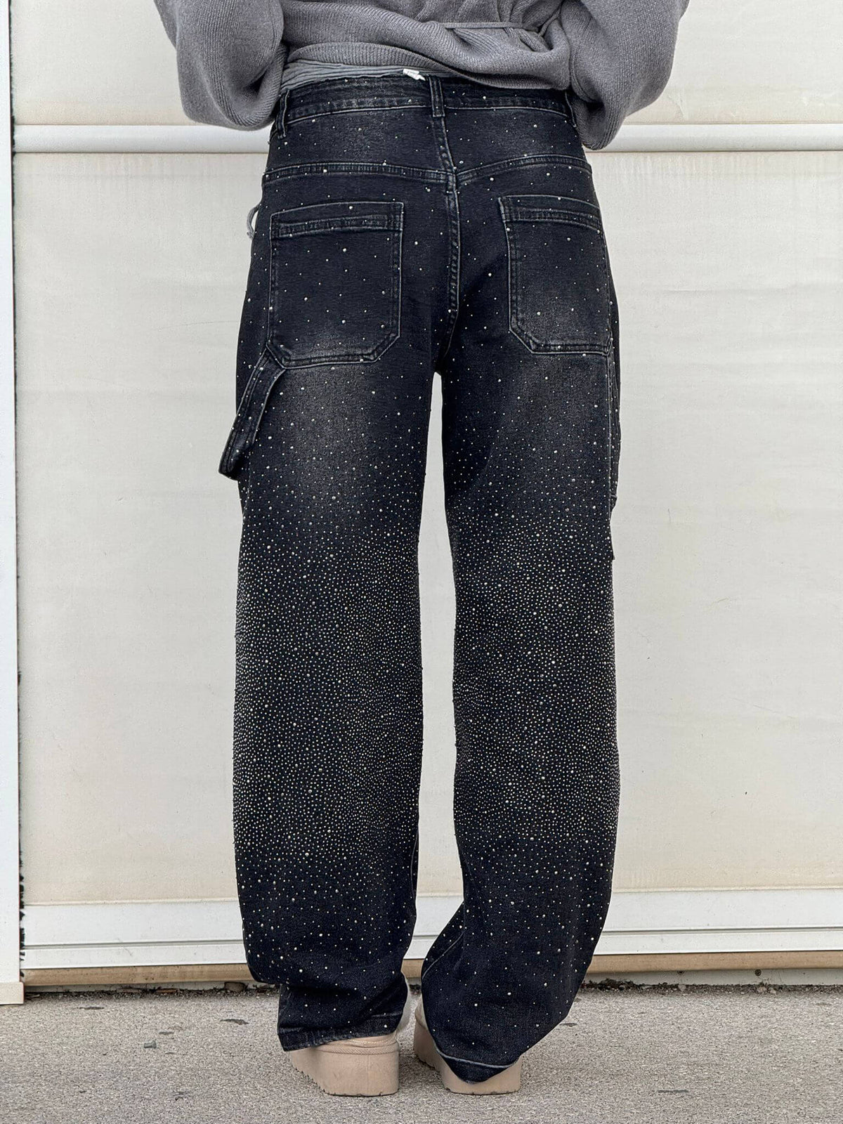 Jeans Femme Coupe Ballon Large Sabrina Élégant Automne