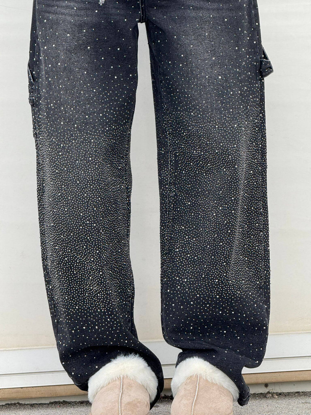 Jeans Femme Coupe Ballon Large Sabrina Élégant Automne