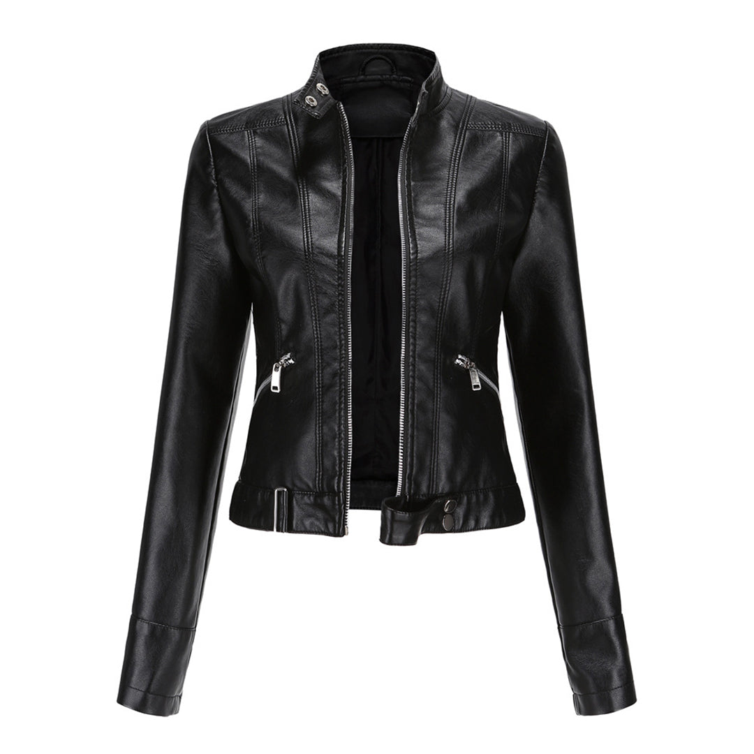 Veste en Cuir Élegante Premium pour Femmes Marlene