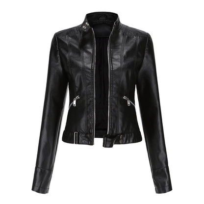 Veste en Cuir Élegante Premium pour Femmes Marlene