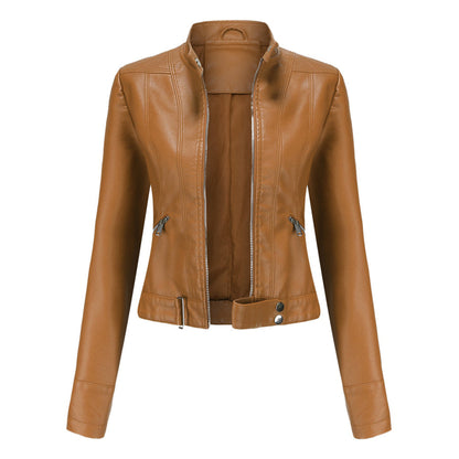 Veste en Cuir Élegante Premium pour Femmes Marlene