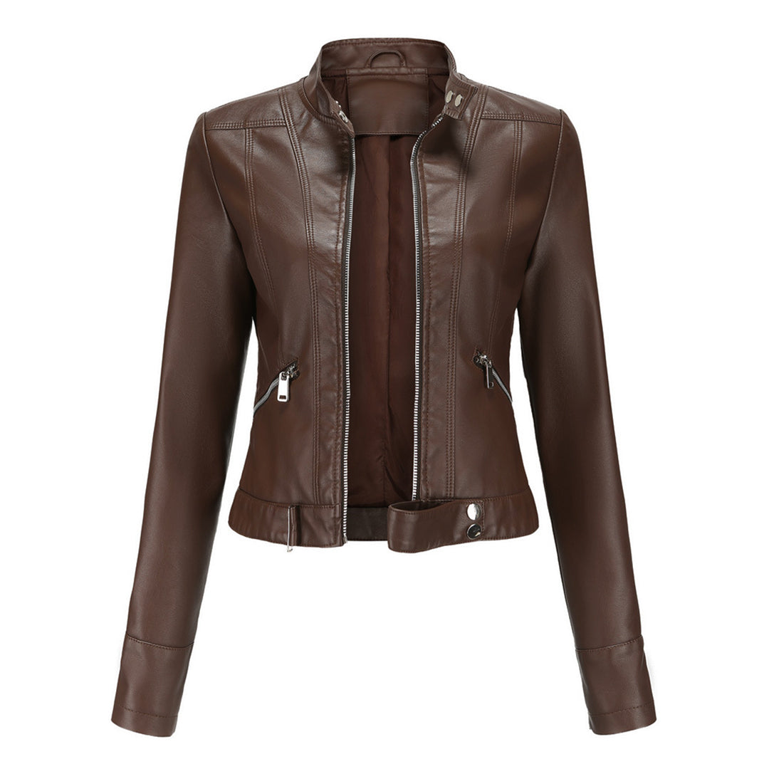 Veste en Cuir Élegante Premium pour Femmes Marlene