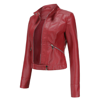 Veste en Cuir Élegante Premium pour Femmes Marlene