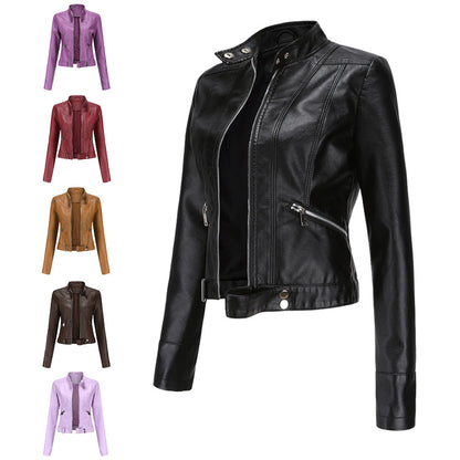 Veste en Cuir Élegante Premium pour Femmes Marlene