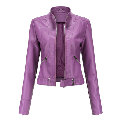 Veste en Cuir Élegante Premium pour Femmes Marlene