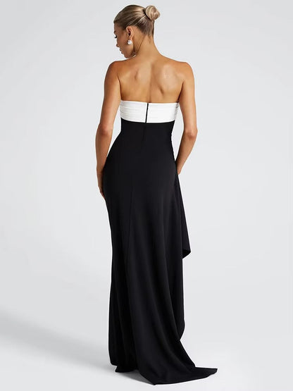 SLASHA | ROBE LONGUE DOS NU SANS BRETELLES