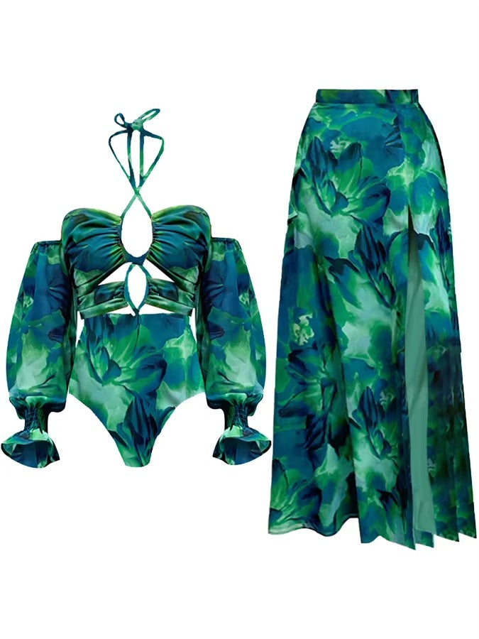 SEAGLOW | BIKINI AVEC JUPE ET DÉCOLLETÉ V