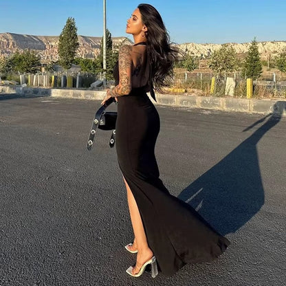 MIDNIGHT | ROBE MIDI MOULANTE DOS NU