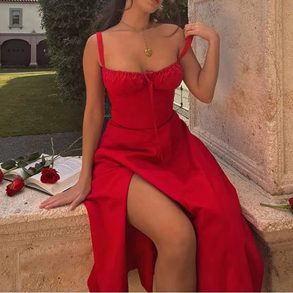 LUNA | ROBE BOHÈME FENDUE À IMPRIMÉ FLORAL