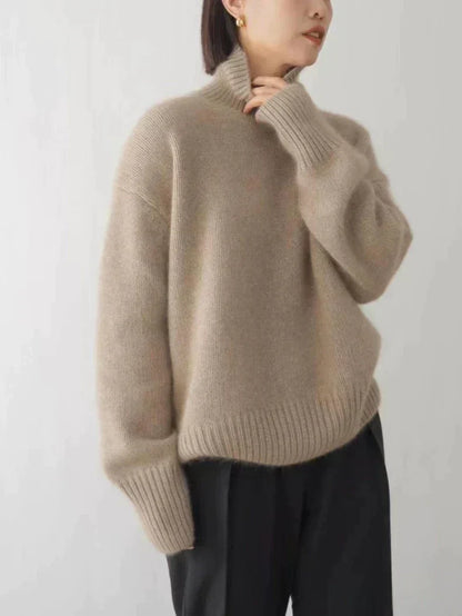 Pull en cachemire de luxe pour femmes, élégant hiver