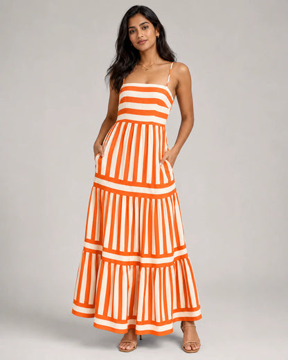 Robe Longue Lysa – Élégance d'Été