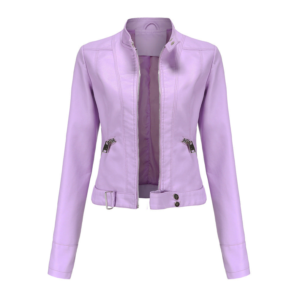 Veste en Cuir Élégante pour Femmes Hiver