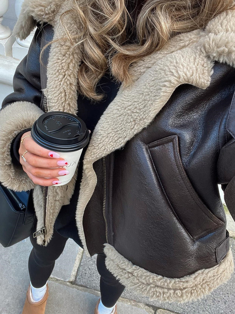 Veste Chaude Épaissie - Chaleur et Style - Tendance Automne-Hiver