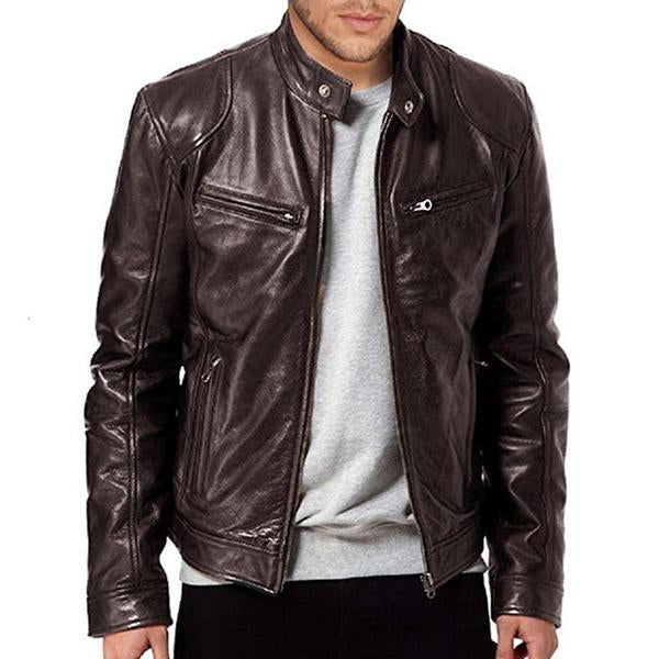 Veste en Cuir Premium pour Hommes